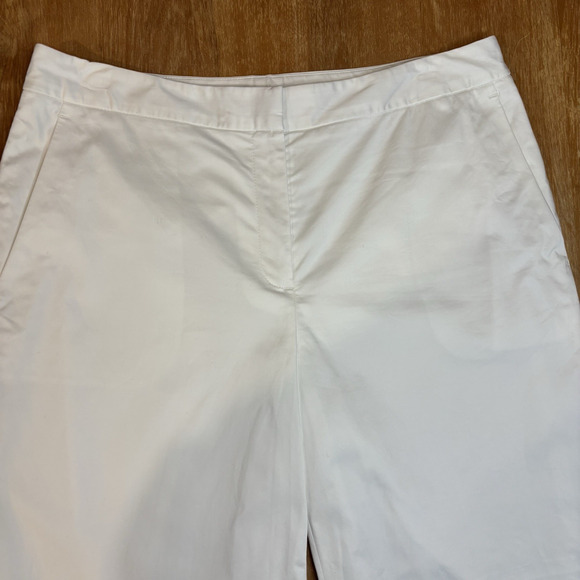 Brooks Brothers Bermuda Shorts Women 10 Country Club White Tennis Prep Lined 9in - Picture 3 of 16